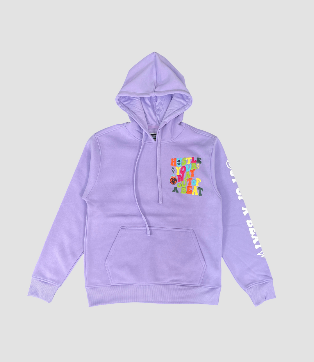 Hustle Your Way Out of a Beat Graphic Hoodie