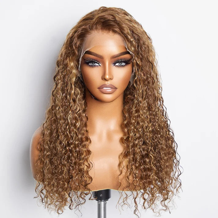 ROYAL 150% Density 13x4 Pre-Plucked Lace Frontal Wig Water Wave