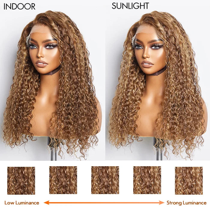ROYAL 150% Density 13x4 Pre-Plucked Lace Frontal Wig Water Wave
