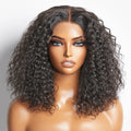 ROYAL 150% Density 5x5 Glueless Lace Closure Bob Wig Water Wave