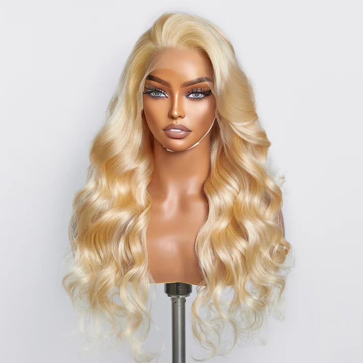 ROYAL 150% Density 13x4 Pre-Plucked Lace Frontal Wig Body Wave #613