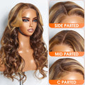 ROYAL Wear and Go Glueless 150% Density 5x5 Lace Closure Wig #4/27 Body Wave