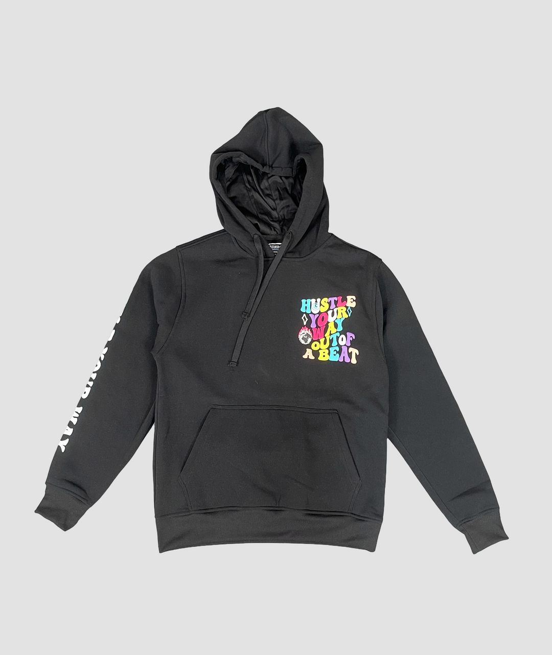 Hustle Your Way Out of a Beat Graphic Hoodie