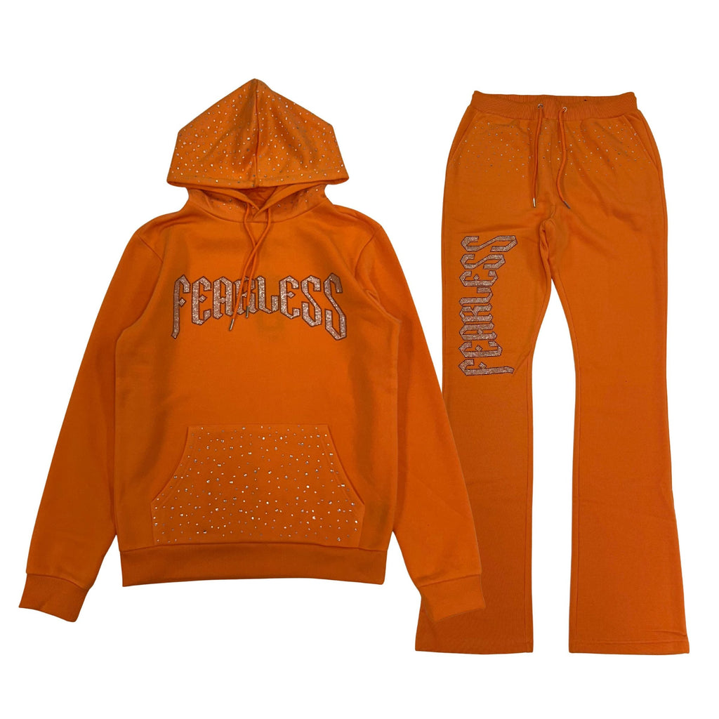 Fearless Rhinestone  Hoodie Set