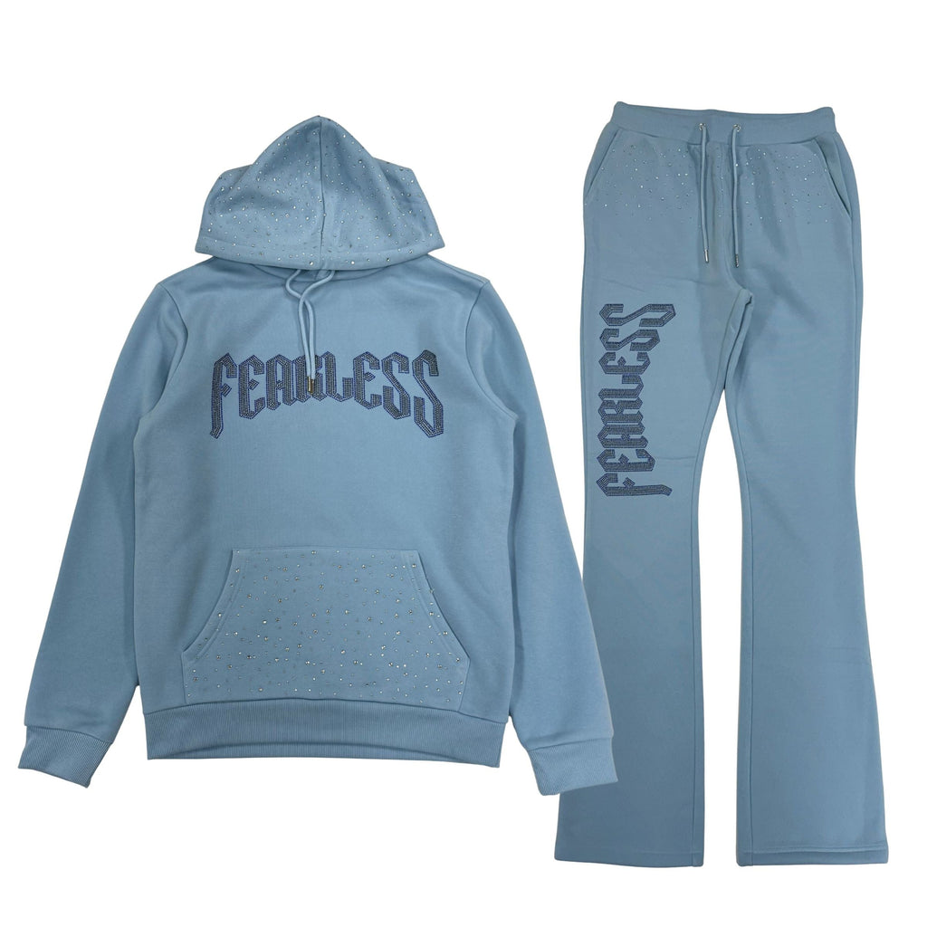 Fearless Rhinestone  Hoodie Set