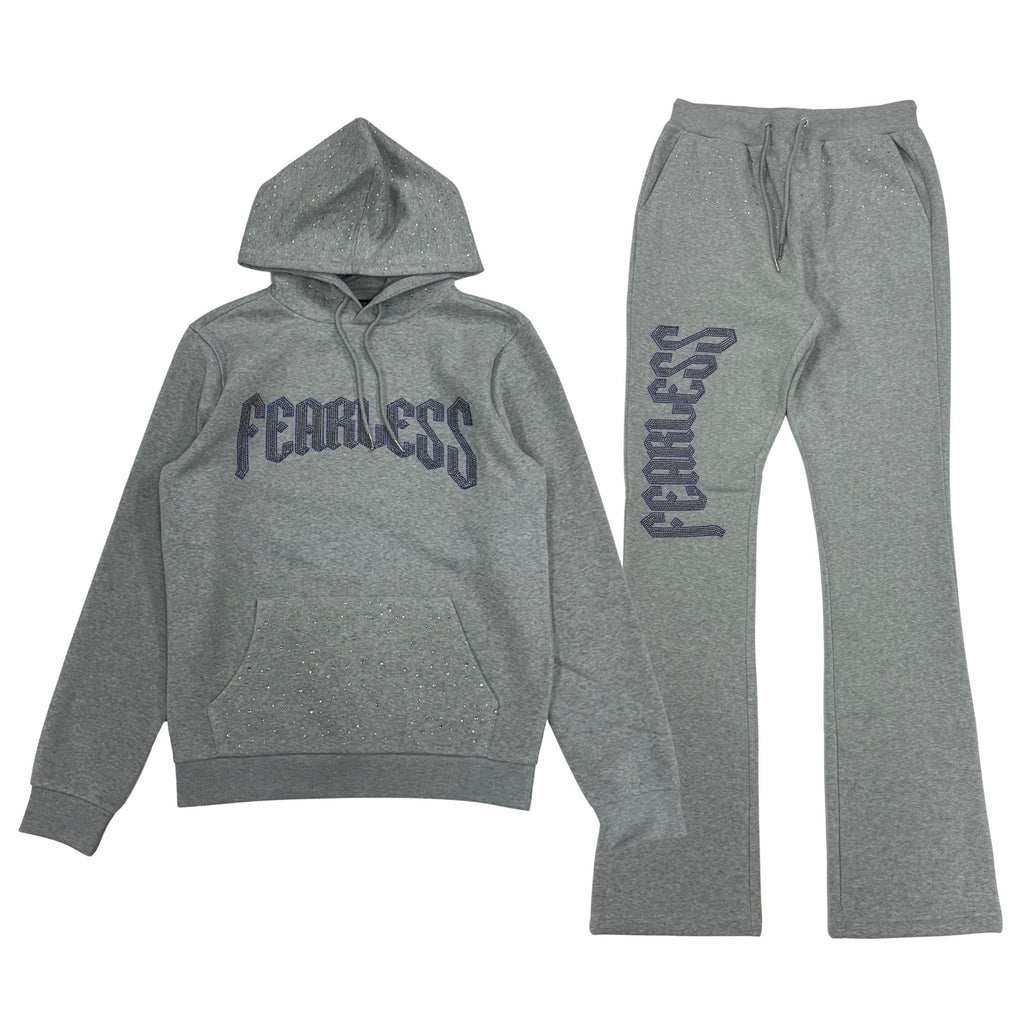 Fearless Rhinestone  Hoodie Set