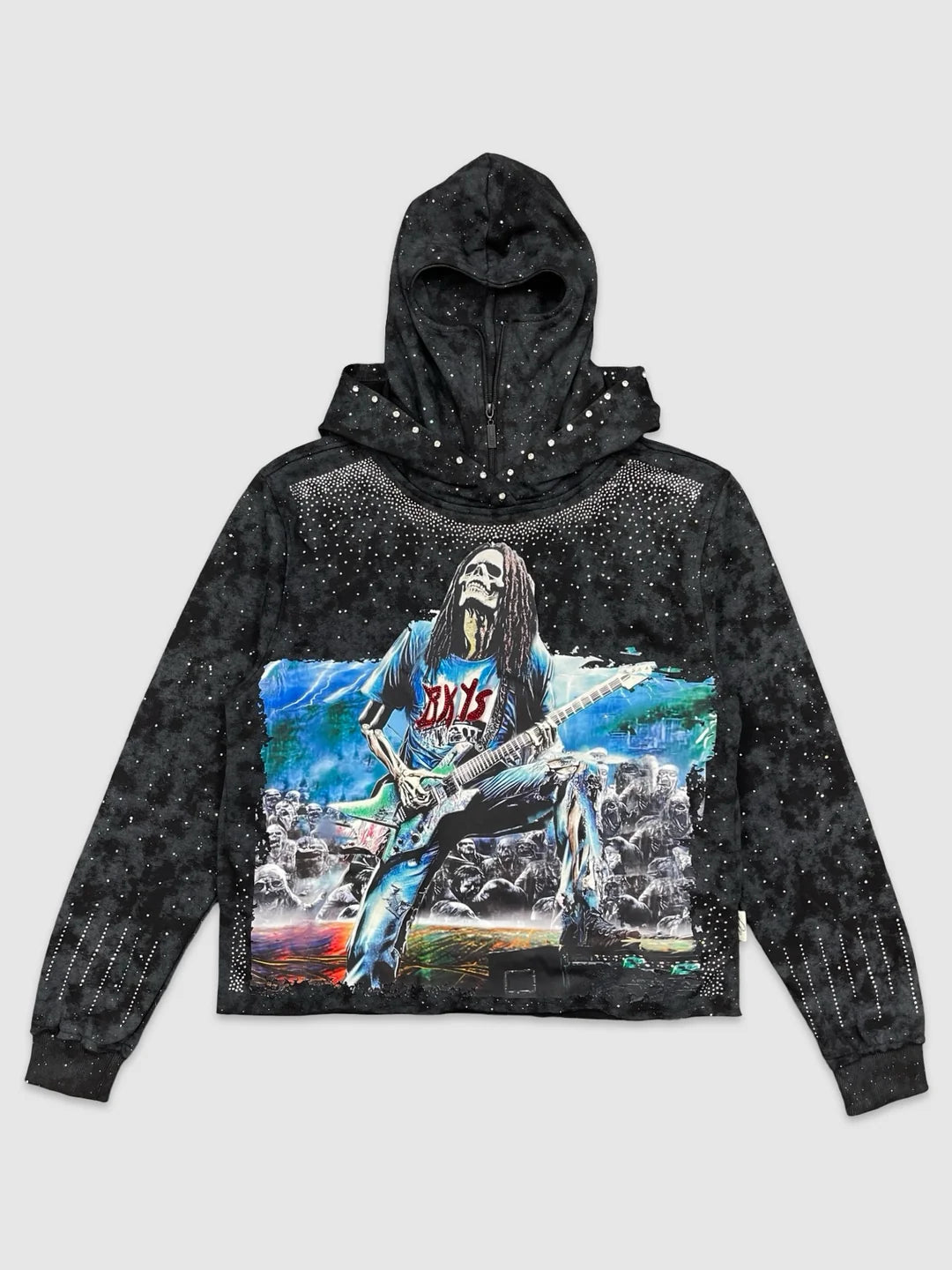 FEAR NO ART CROPPED HOODIE